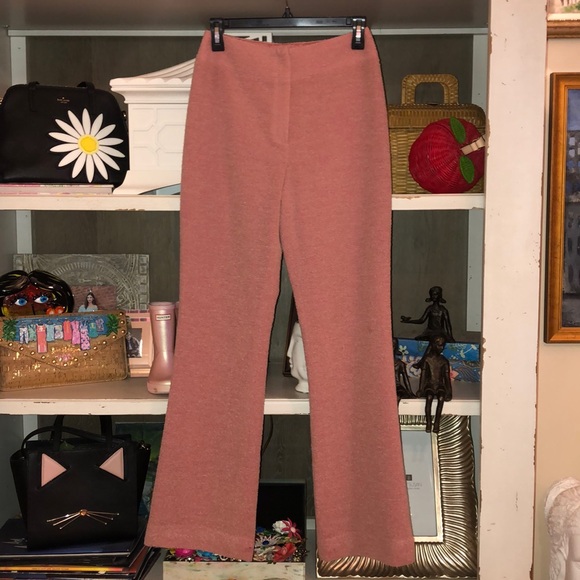 CHANEL Pants & Jumpsuits | Chanel Pink Wool Pants Sz French 38 Us 8 Euc | Poshmark